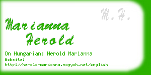 marianna herold business card